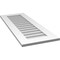 Ekena Millwork Vertical Surface Mount PVC Gable Vent: Non-Functional, w/ 3-1/2"W x 1"P Standard Frame, 16"W x 42"H GVPVE16X4201SN - alternate 2